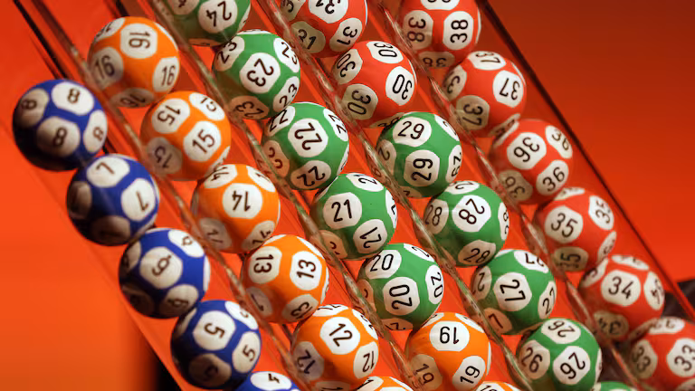 Lottery games illustration